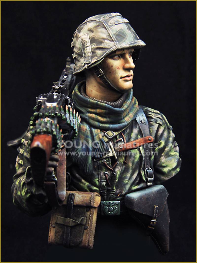 Waffen SS Young Machine Gunner 1944 – Image 7