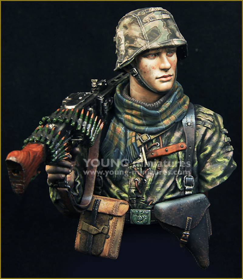 Waffen SS Young Machine Gunner 1944 – Image 8