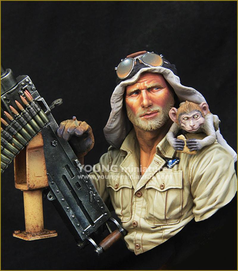 BRITISH SAS JEEP GUNNER North Africa 1941 – Image 2