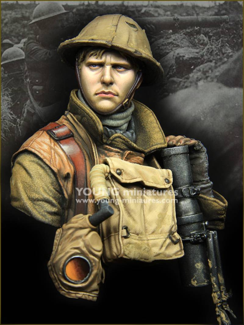 British LEWIS Gunner WWI