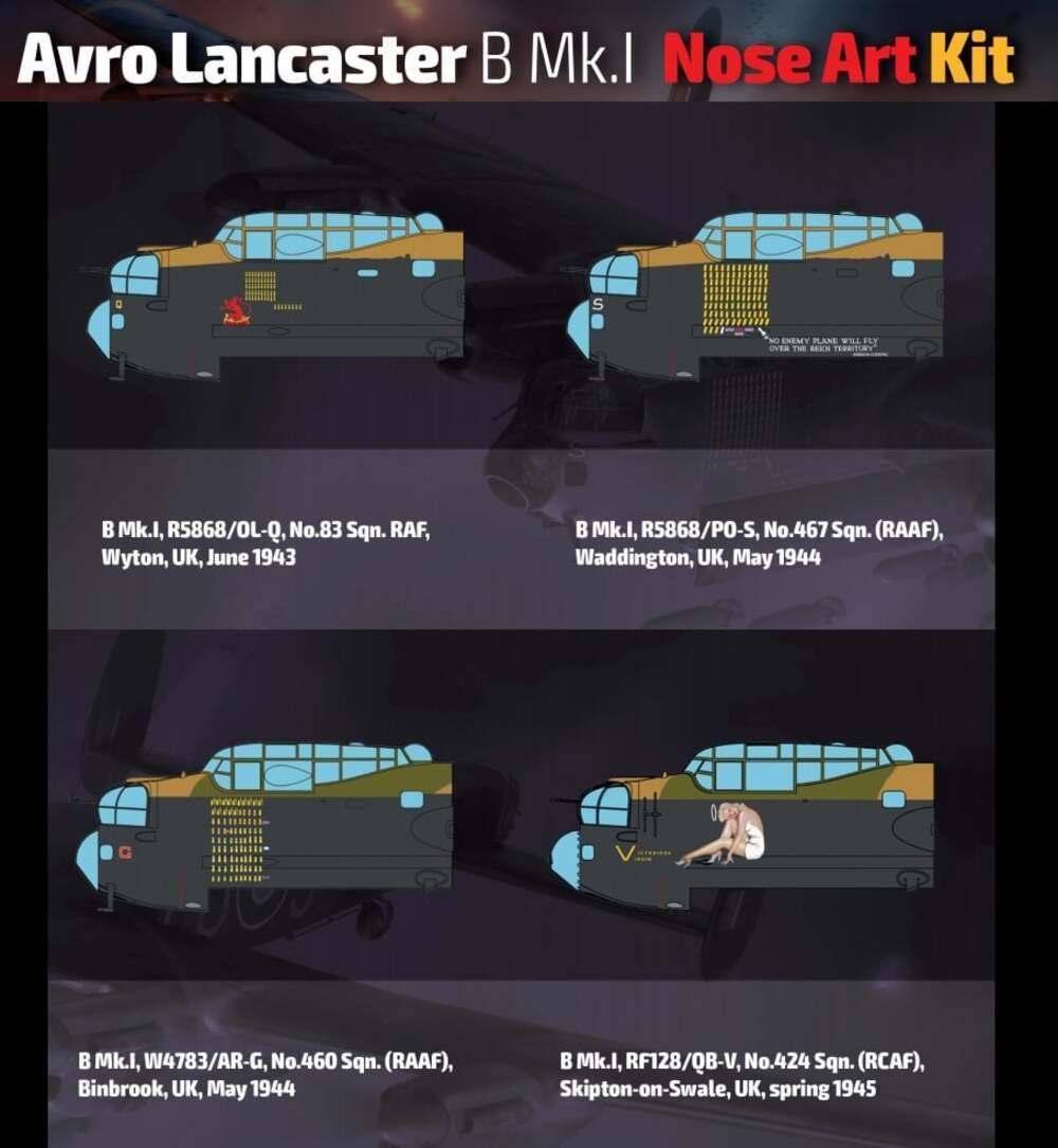 Avro Lancaster B. Mk. I Nose Art Kit – Image 2