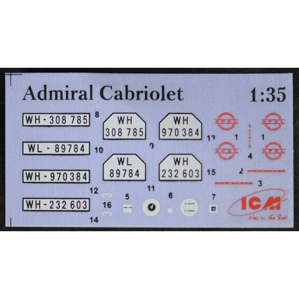 Admiral Cabriolet - WWII German Staff Car with Figures – Image 9