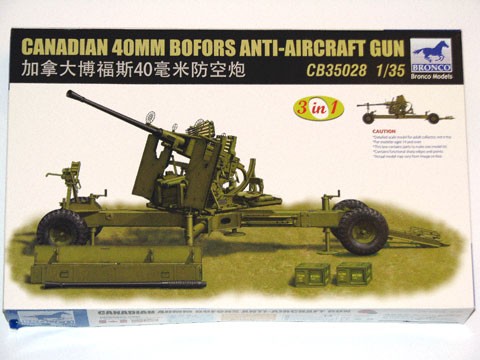 Canadian 40mm Bofors Anti Aircraft Gun