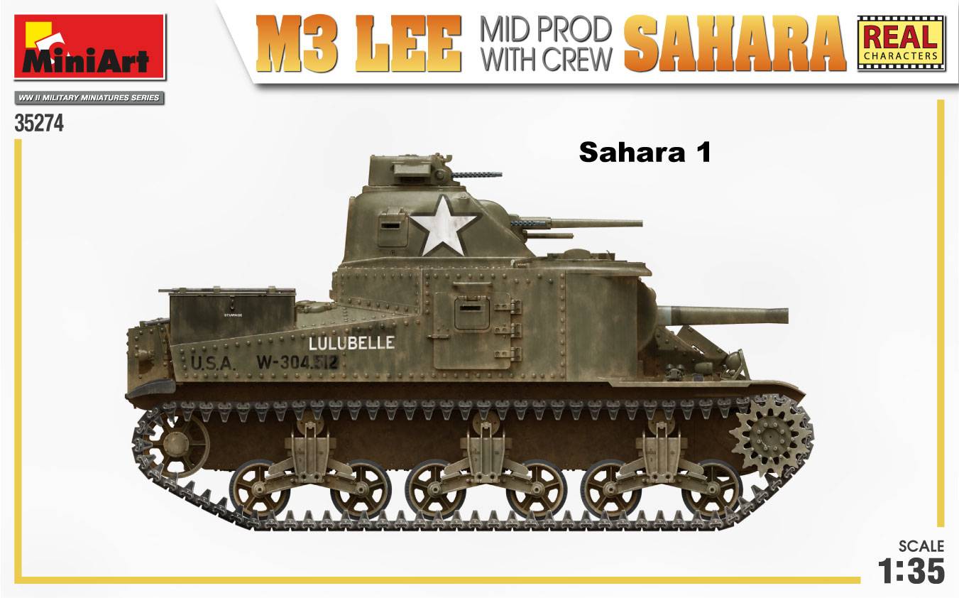 M3 LEE MID PROD. SAHARA w/CREW – Image 3
