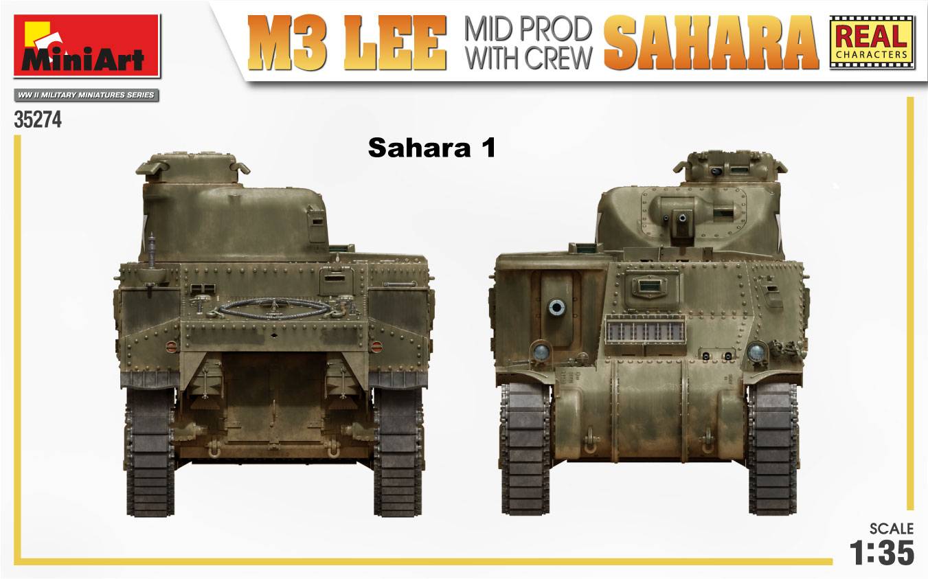 M3 LEE MID PROD. SAHARA w/CREW – Image 4