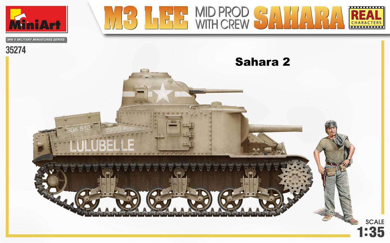 M3 LEE MID PROD. SAHARA w/CREW – Image 5