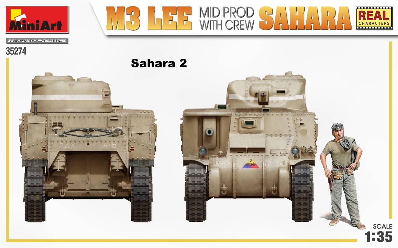 M3 LEE MID PROD. SAHARA w/CREW – Image 6