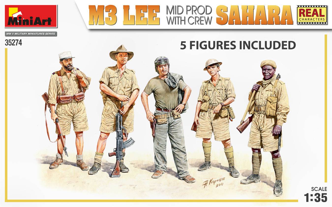 M3 LEE MID PROD. SAHARA w/CREW – Image 2