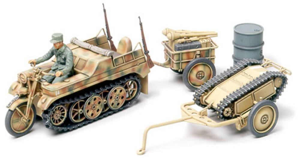 Kettenkraftrad w/Infantry Cart & Goliath demolition Vehicle – Image 2