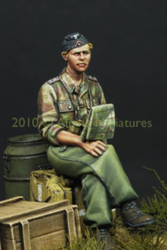 German Panzer Officer in Summer