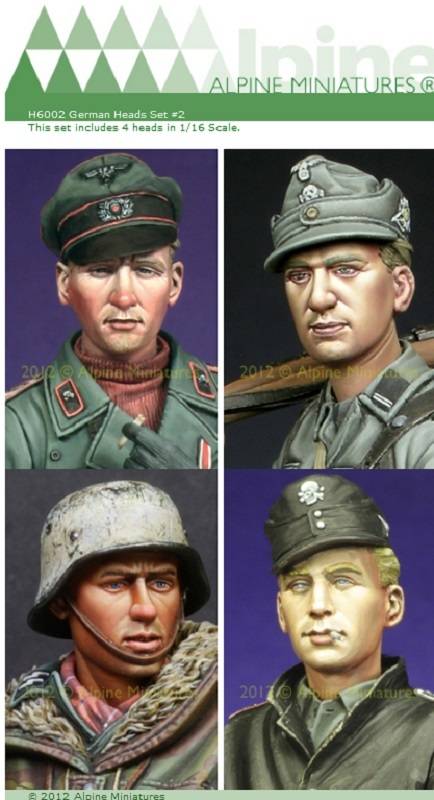 German Heads Set 2