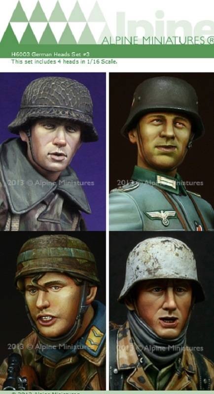 German Heads Set 3
