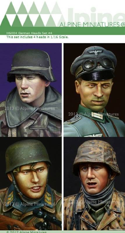 German Heads Set 4
