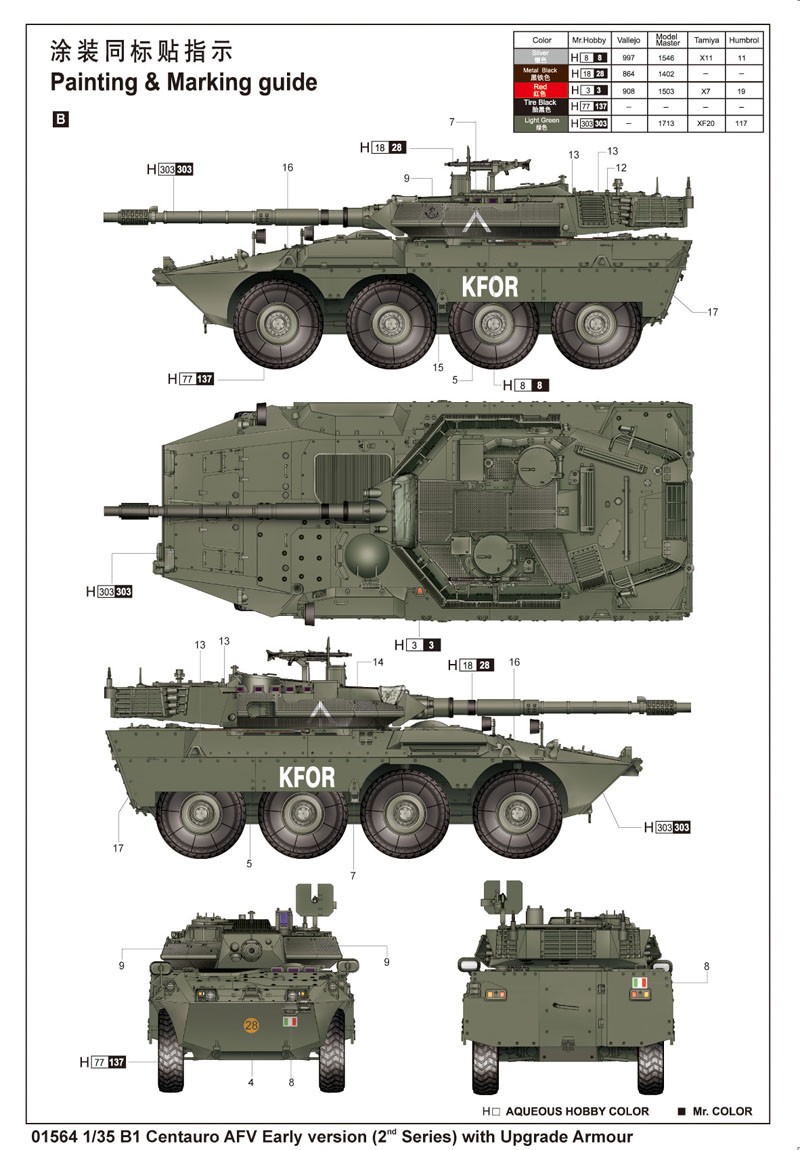B1 Centauro AFV Early Version (2nd Series) with Upgrade Armour – Image 3