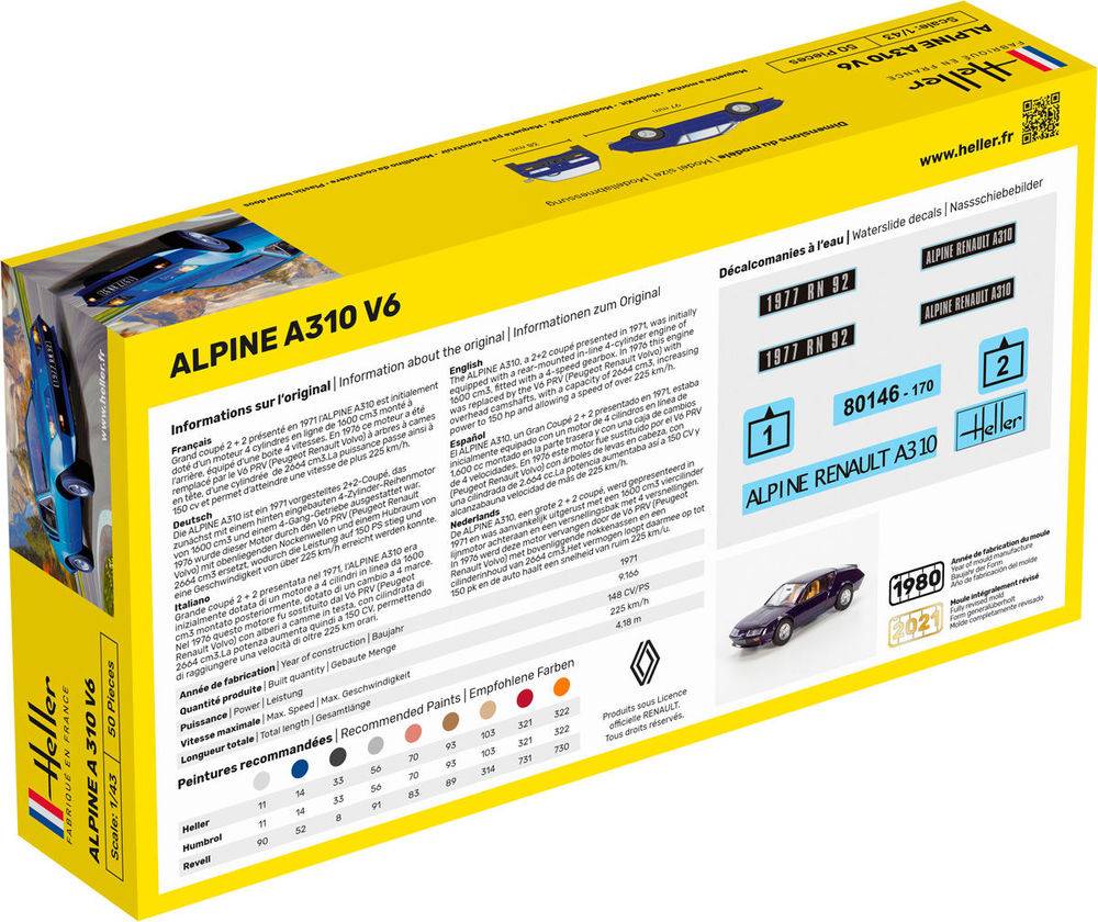 STARTER KIT Alpine A310 – Image 5