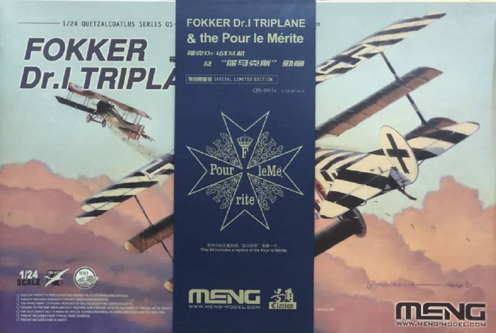 Fokker Dr.I Triplane & Blue Max Medal