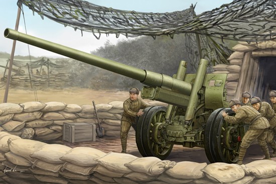 Soviet 122mm corps gun M1931/1937 with M1931 Wheel (A-19)
