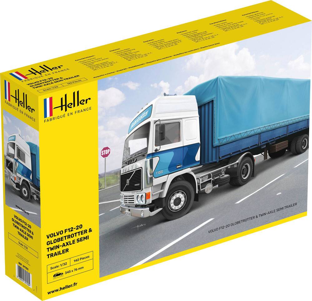Volvo F12-20 Globetrotter & Twin-Axle Semi trailer – Image 4
