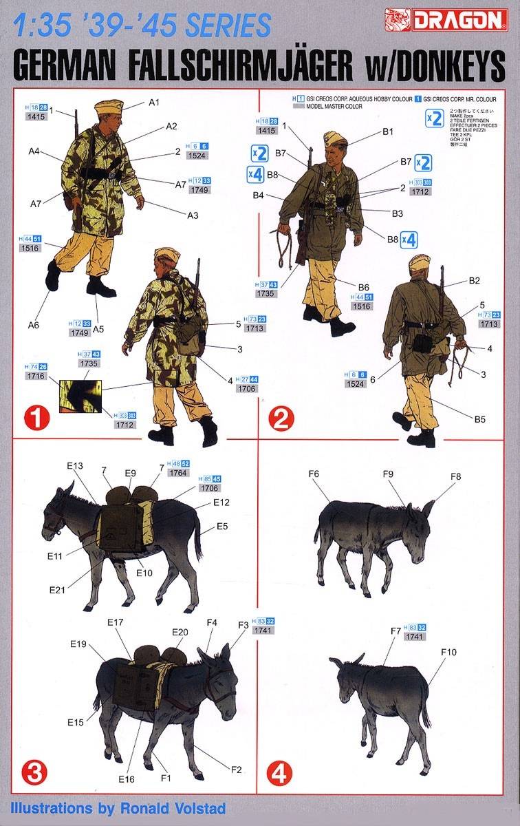 German Fallschirmjäger w/Donkeys – Image 2