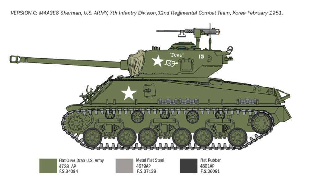 Sherman M4A3E8 - Korean War – Image 5