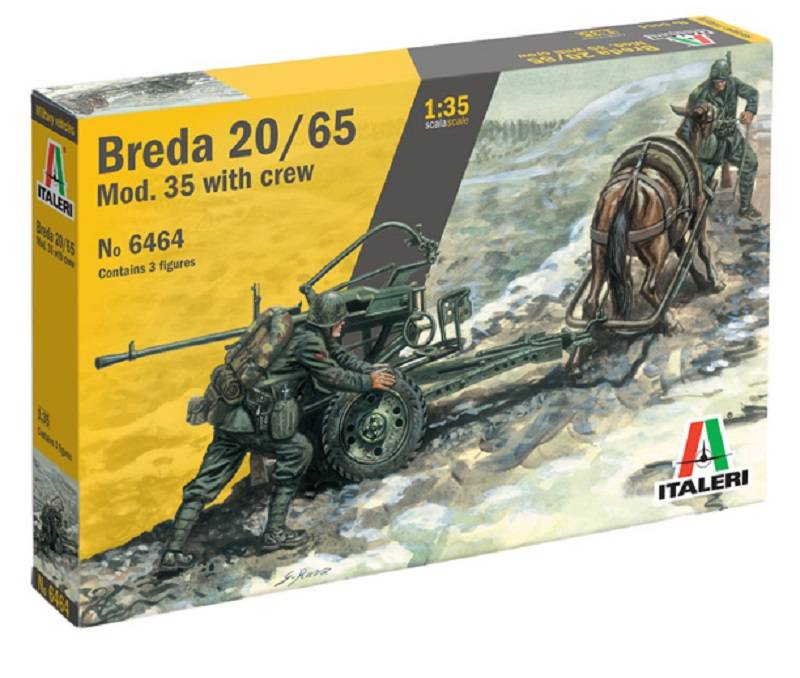 Breda 20/65 Mod. 35 with crew