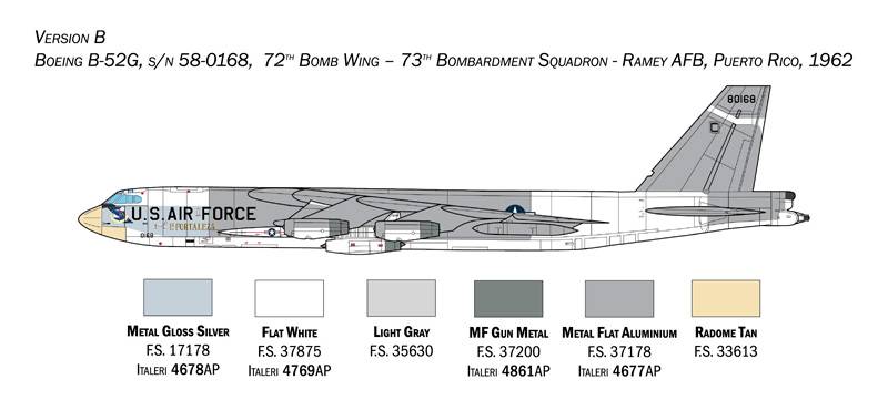 B-52G Stratofortress Early version with Hound Dog Missiles – Image 4