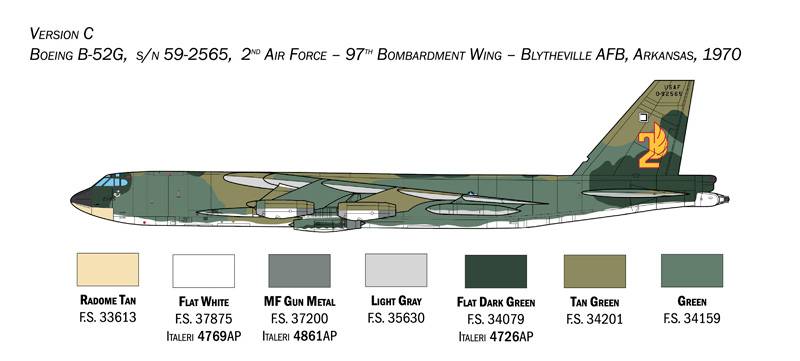 B-52G Stratofortress Early version with Hound Dog Missiles – Image 5