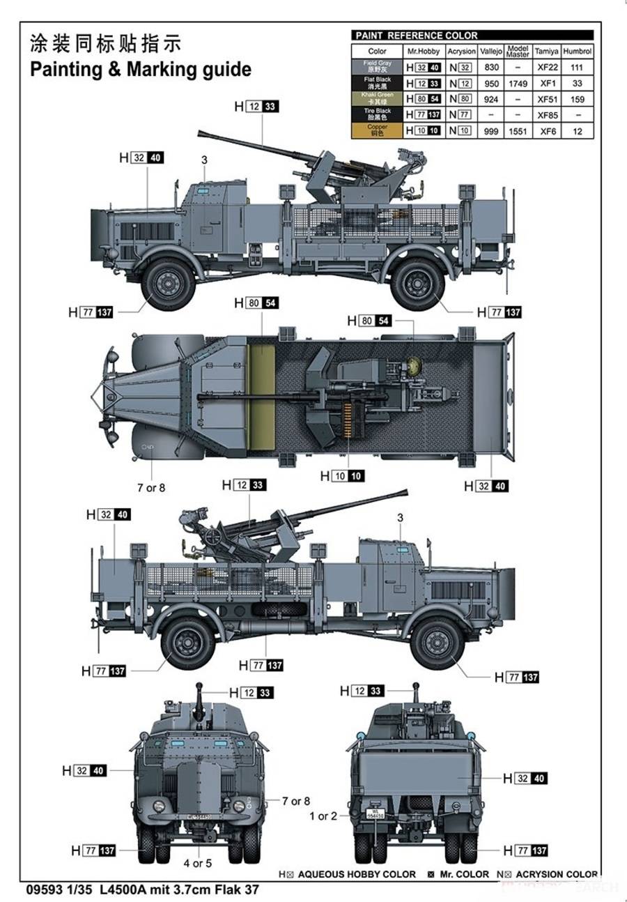 L4500A Mit 3.7cm Flak 37 – Image 14