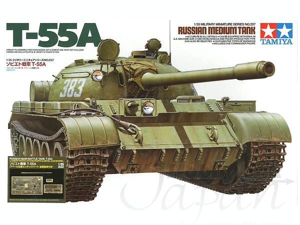 Russian Main Battle Tank T-55A - w/ABER PE Parts/Gun Barrel
