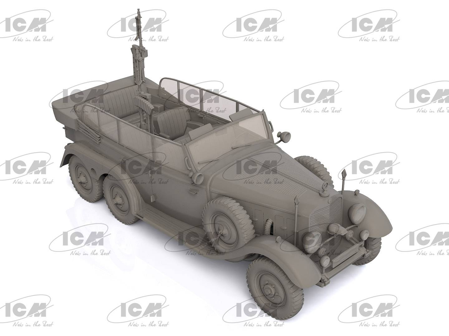 Type G4 Partisanenwagen with armament WWII German car – Image 5