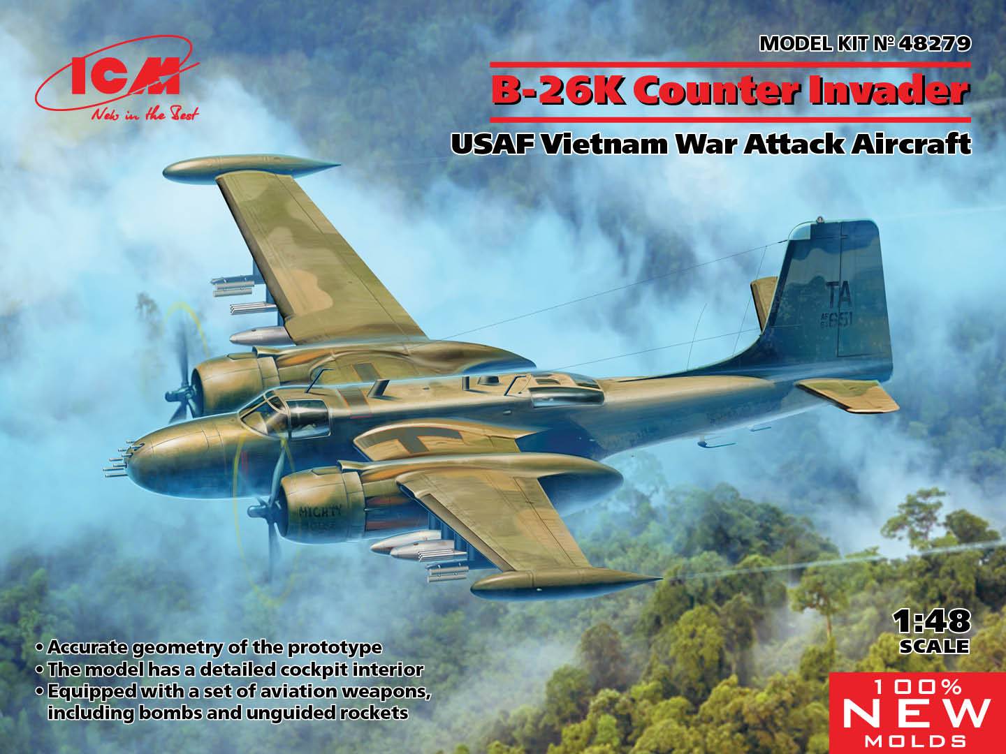 B-26K Counter Invader USAF Vietnam War Attack Aircraft