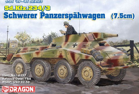 Sd.Kfz.234/3 Schwerer Panzerspahwagen (7.5cm)