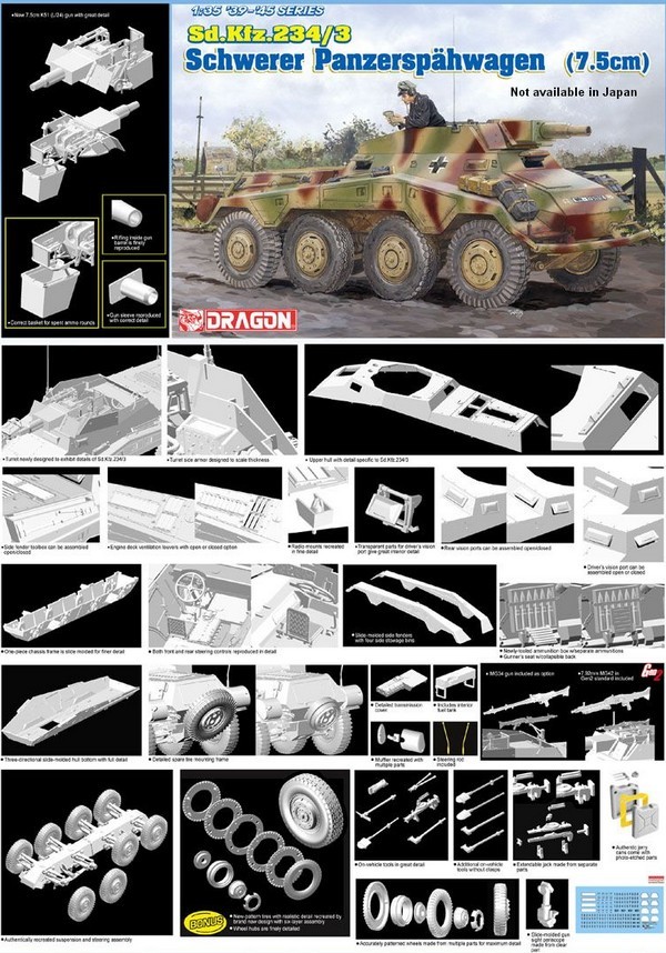 Sd.Kfz.234/3 Schwerer Panzerspahwagen (7.5cm) – Image 2