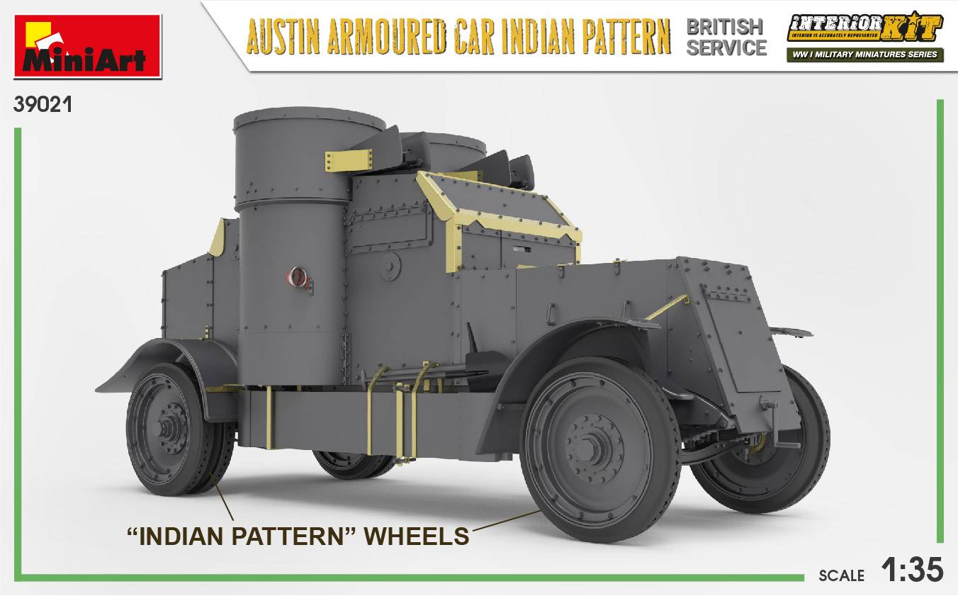 AUSTIN ARMOURED CAR INDIAN PATTERN. BRITISH SERVICE. INTERIOR KIT – Image 10