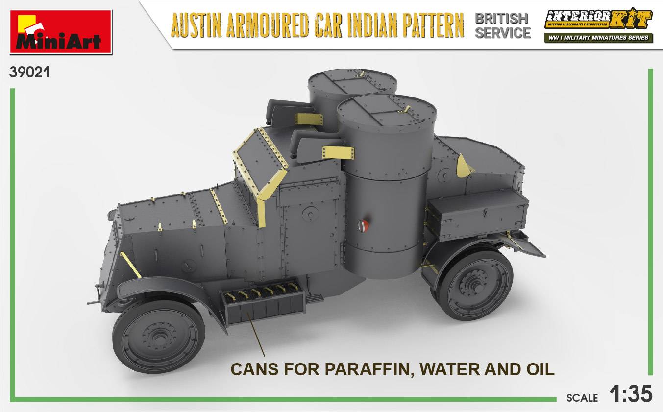 AUSTIN ARMOURED CAR INDIAN PATTERN. BRITISH SERVICE. INTERIOR KIT – Image 11