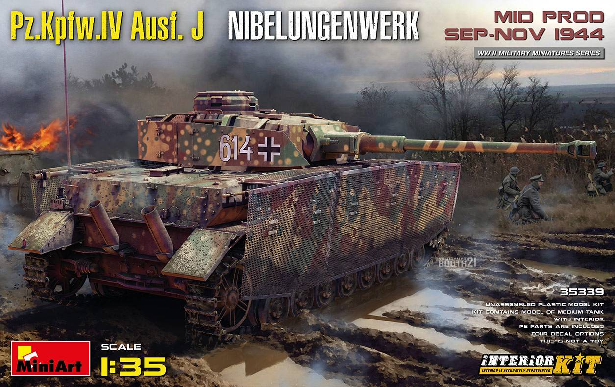 Pz.Kpfw.IV Ausf. J Nibelungenwerk. MOYENNE PROD. SEP-NOV 1944 KIT INTÉRIEUR