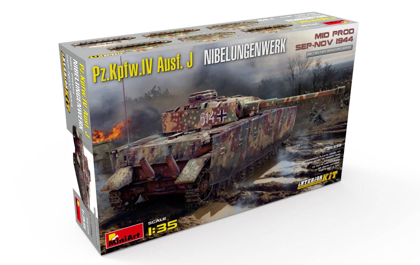 Pz.Kpfw.IV Ausf. J Nibelungenwerk. MOYENNE PROD. SEP-NOV 1944 KIT INTÉRIEUR – Image 2
