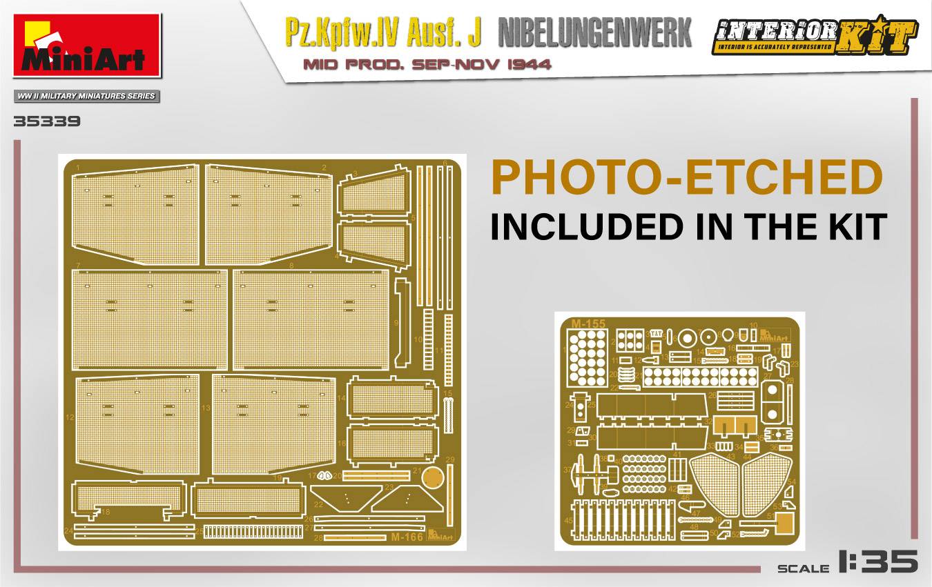 Pz.Kpfw.IV Ausf. J Nibelungenwerk. MOYENNE PROD. SEP-NOV 1944 KIT INTÉRIEUR – Image 5