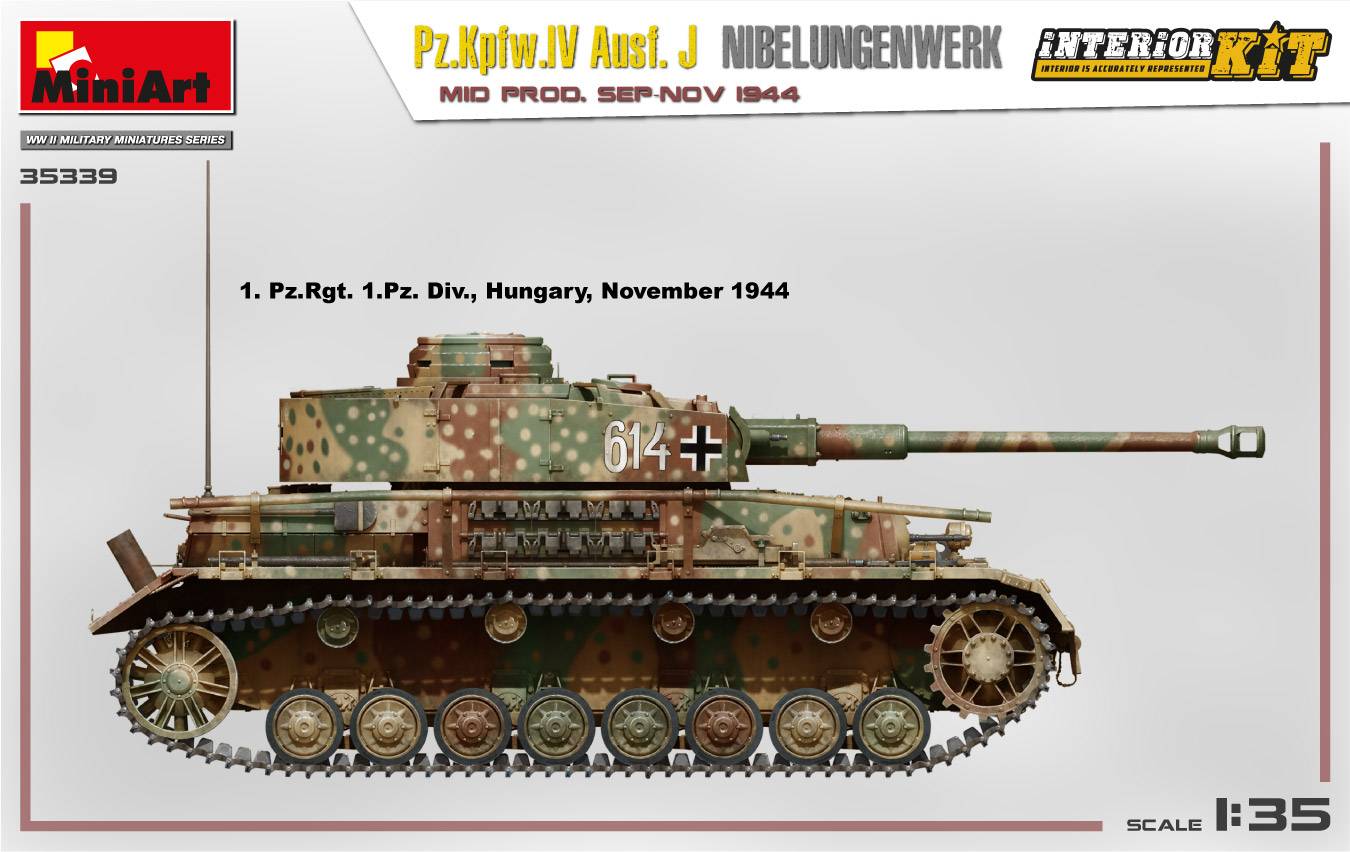 Pz.Kpfw.IV Ausf. J Nibelungenwerk. MOYENNE PROD. SEP-NOV 1944 KIT INTÉRIEUR – Image 8