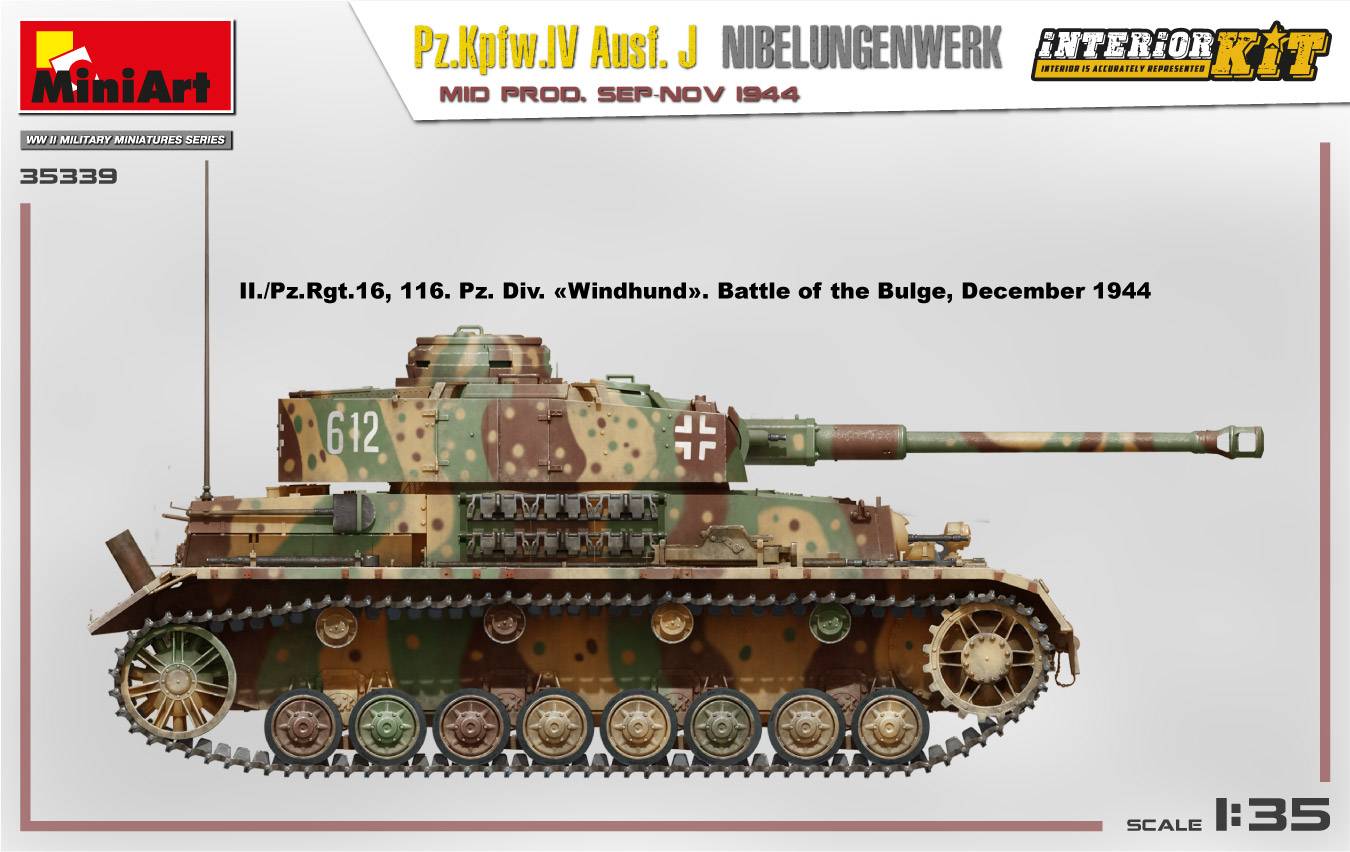 Pz.Kpfw.IV Ausf. J Nibelungenwerk. MOYENNE PROD. SEP-NOV 1944 KIT INTÉRIEUR – Image 10