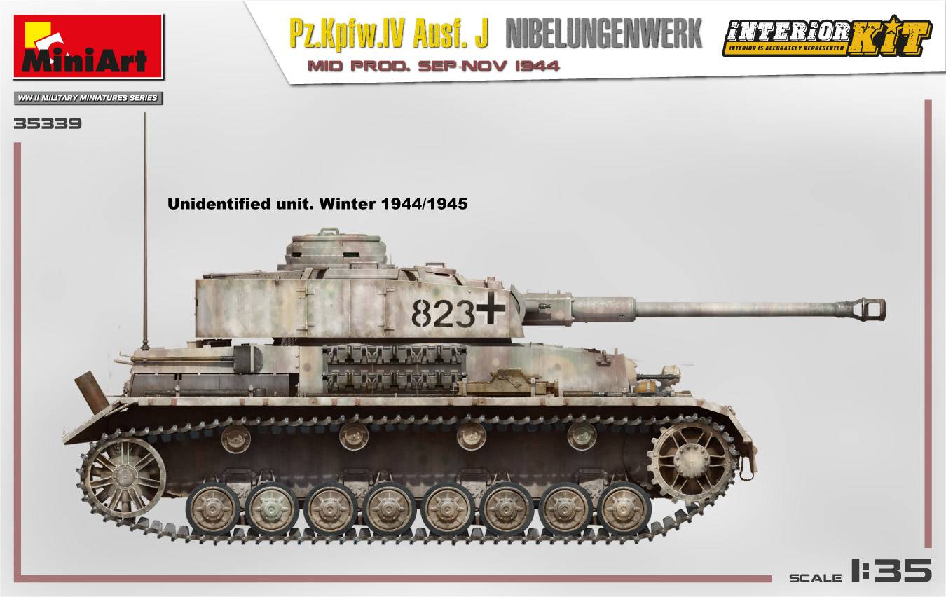 Pz.Kpfw.IV Ausf. J Nibelungenwerk. MOYENNE PROD. SEP-NOV 1944 KIT INTÉRIEUR – Image 11