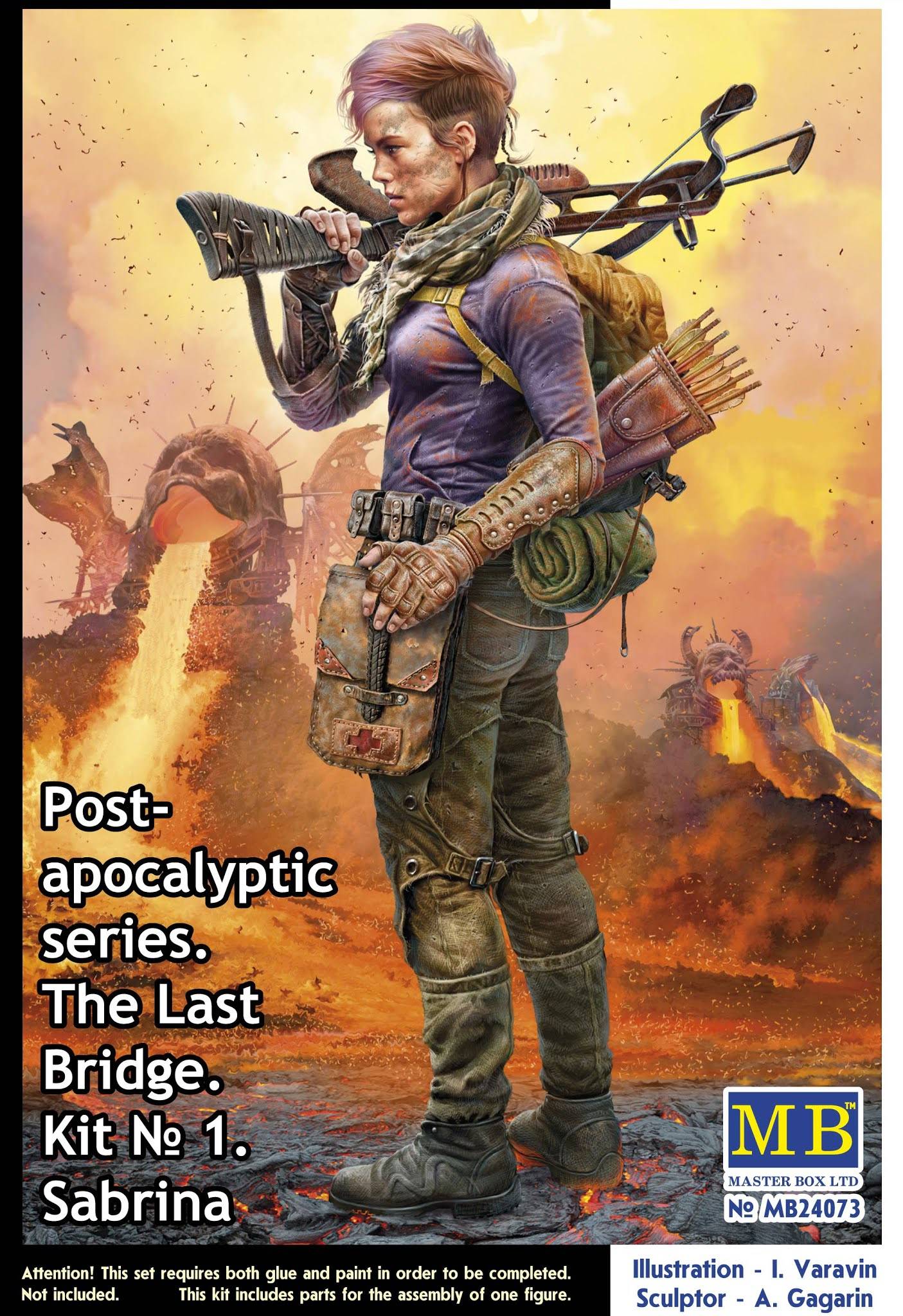 Post-Apocalyptic series. The last bridge. Kit No.1. Sabrina