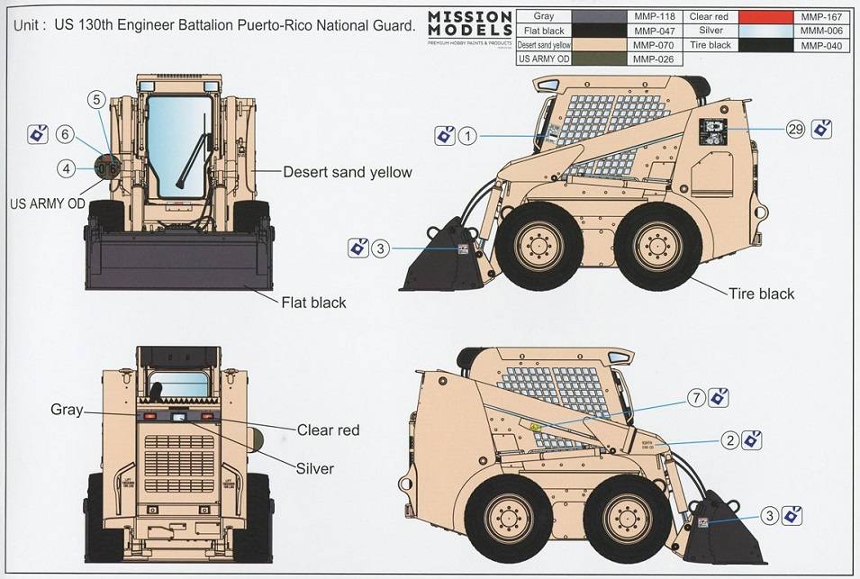 US Army Light Type III Skid Steer Loader (M400W) – Image 24
