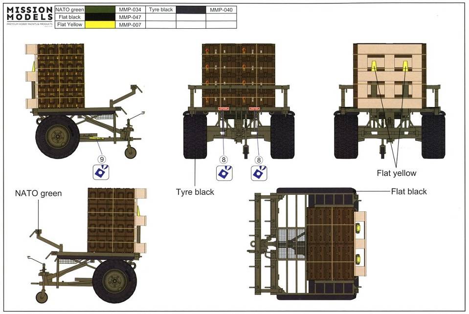 British Ammo Boxes & Transport Trailer – Image 3