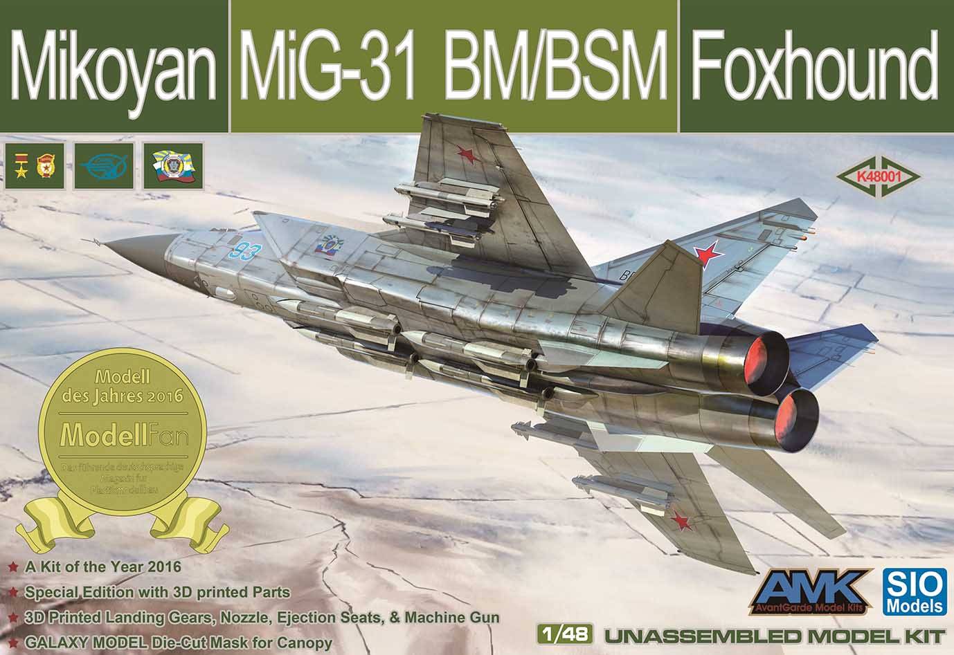 Mikoyan MiG-31 BM/BSM Foxhound