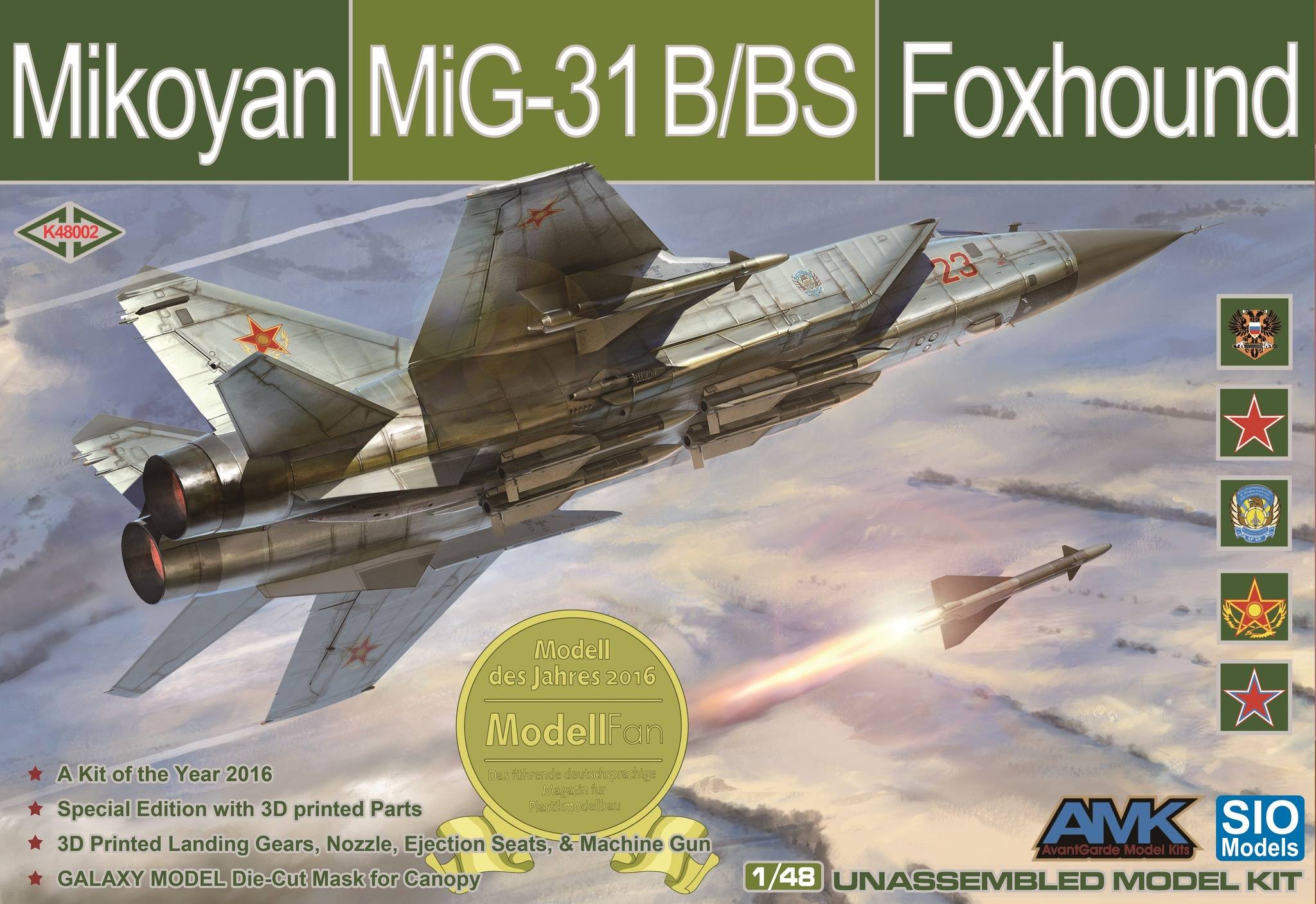Mikoyan MiG-31 B/BS Foxhound