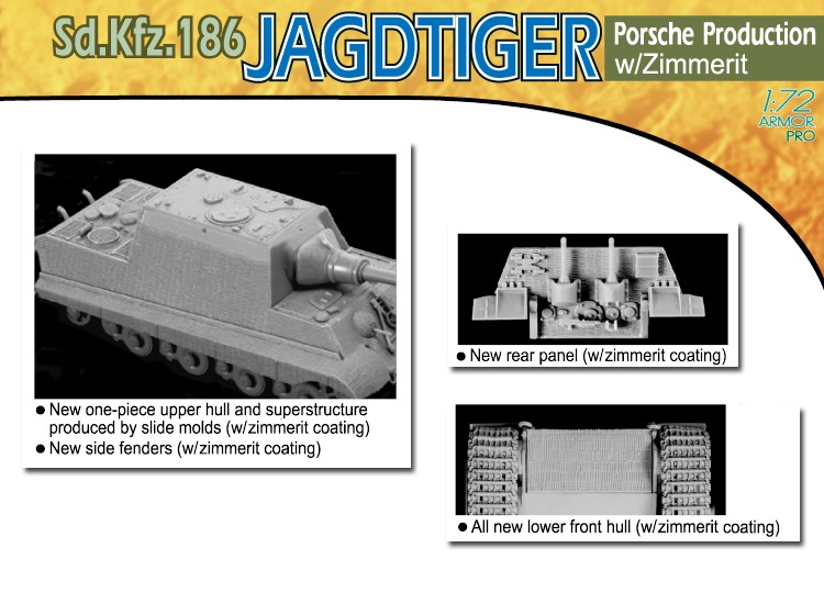 Sd.Kfz.186 Jagdtiger Porsche Production w/Zimmerit – Image 2