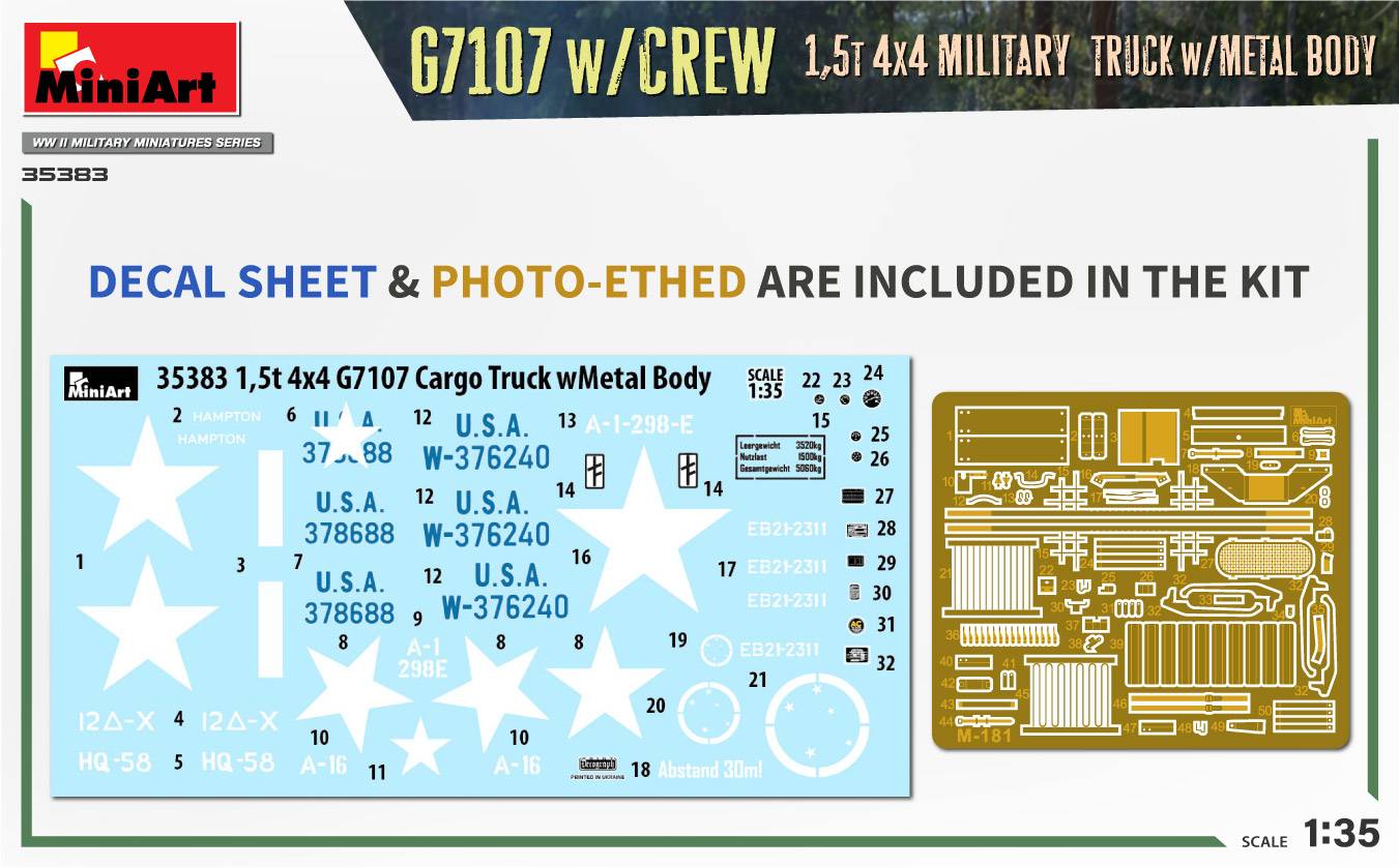 G7107 w/CREW 1,5t 4X4 CARGO TRUCK w/METAL BODY – Image 15