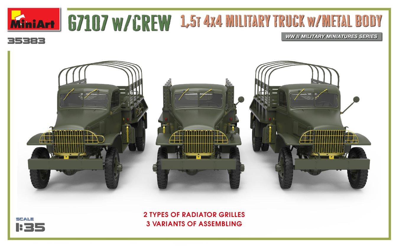 G7107 w/CREW 1,5t 4X4 CARGO TRUCK w/METAL BODY – Image 25