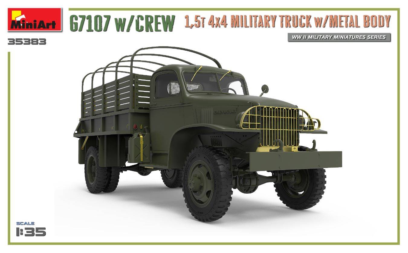 G7107 w/CREW 1,5t 4X4 CARGO TRUCK w/METAL BODY – Image 27